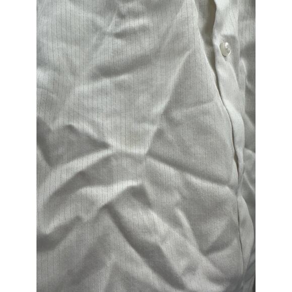 Enro Mens Shirt Size 17.5 Half Sleeve White Button Down Collared Stained - Picture 7 of 15